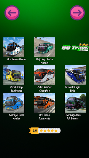 Mod Bussid QQ Trans Nabilla Screenshot 3