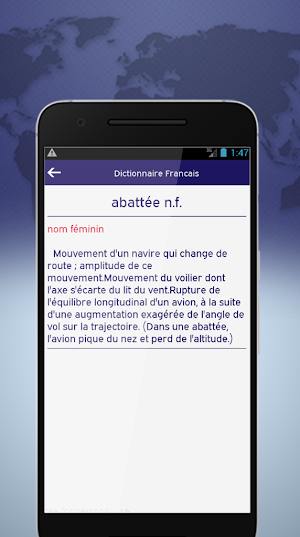 Dictionnaire Francais Screenshot 2