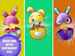 Magic Wheel Surprise Eggs: Fun Easter Game Screenshot 0