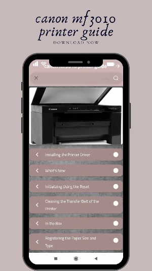 Canon mf3010 printer guide Screenshot 2
