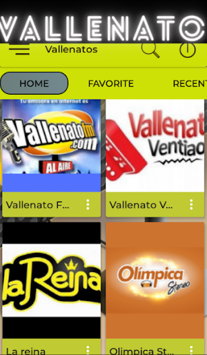 Vallenatos Romanticos Radio Screenshot 0