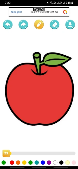 Drawing Pad: Fill Colors Screenshot 0