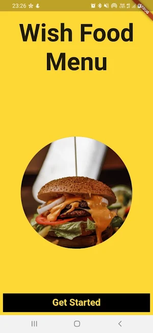Wish Food Menu Screenshot 3