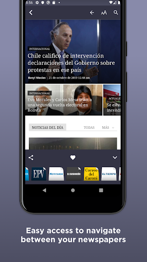 Venezuelan Newspapers Screenshot 2