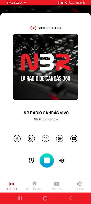 NB Radio Candás Screenshot 2