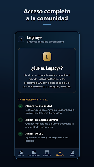 Legacy Network Screenshot 1