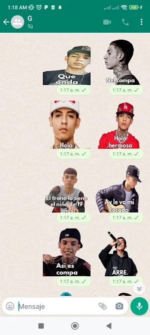 Stickers de Natanael Cano Screenshot 2