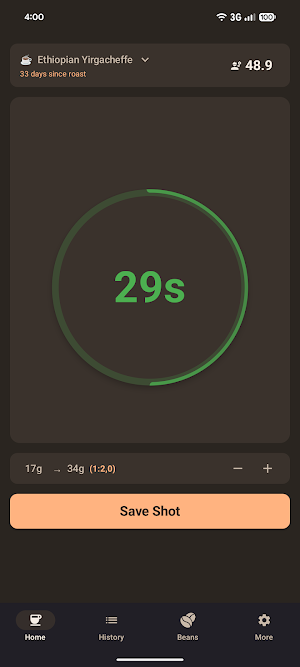 Coffee Shot Timer Screenshot 0