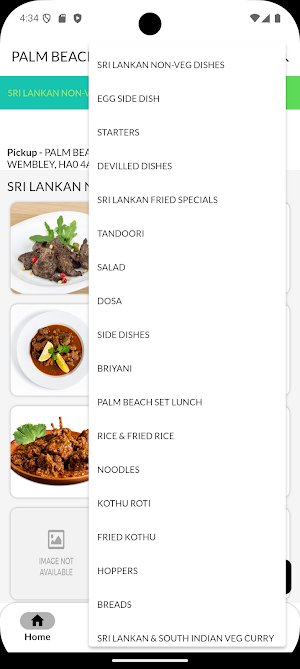 Palm Beach Restaurant Screenshot 0