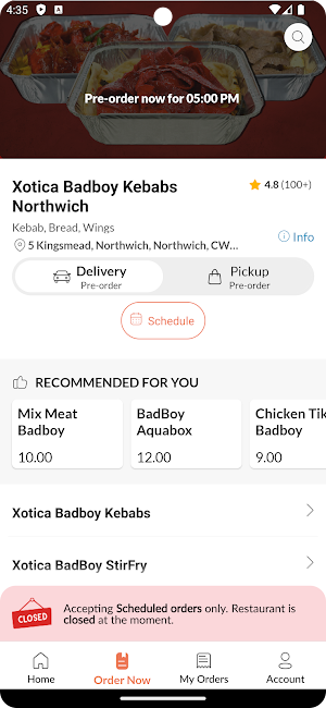 Xotica Badboy Kebabs Northwich Screenshot 2