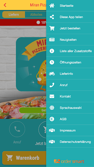 Miran Pizzeria Moers Screenshot 2