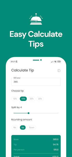 TipCalc — Tip Calculator Screenshot 0
