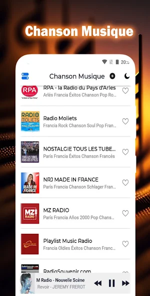 Chanson Musique Screenshot 1