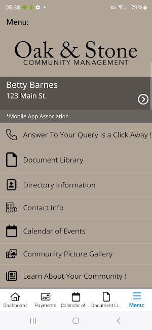 Oak Stone Community Management Screenshot 3