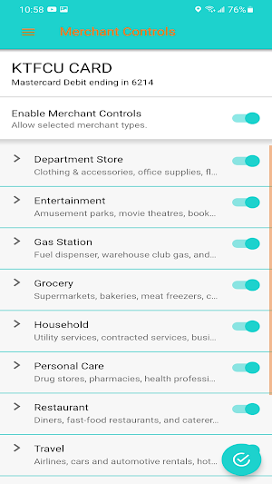 KTFCU SecureCard Screenshot 2