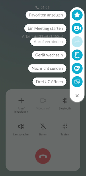 Drei Unified Communications Screenshot 0