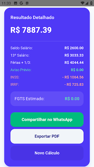 Rescisão Fácil Screenshot 2