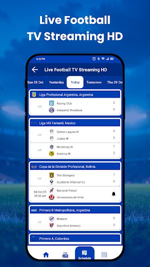 Live Football TV Streaming HD Screenshot 3