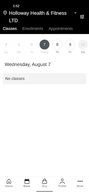 Holloway Health & Fitness Screenshot 1