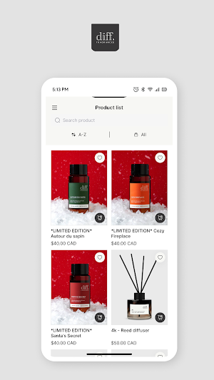 Diff Fragrances Screenshot 3