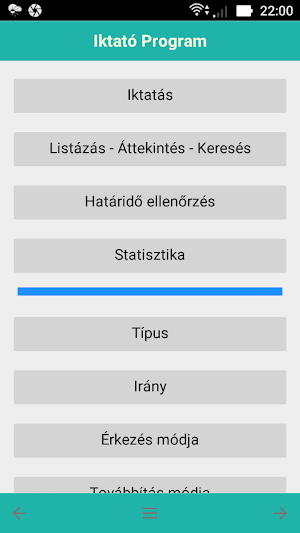Iktató Program - Titkársági Program Screenshot 1