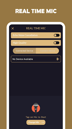 MobileMic To Bluetooth Speaker Screenshot 1