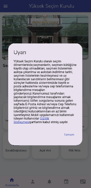 YSK Mobil Screenshot 1