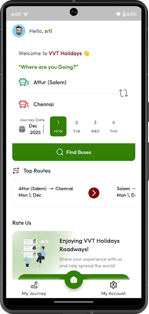 VVT Holidays Screenshot 1