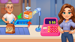 Supermarket Cashier Store Game Screenshot 0