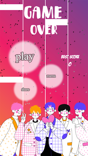 piano tiles: butter songe k-pop Screenshot 2