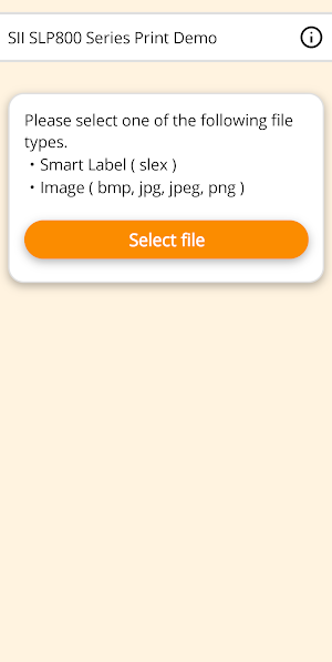 SII SLP800 Series Print Demo Screenshot 1