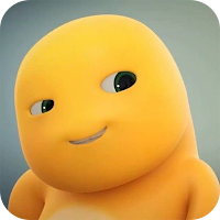 Stickers Yellow Dino WASticker