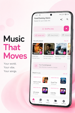 Noctune : Offline Music Player Screenshot 1