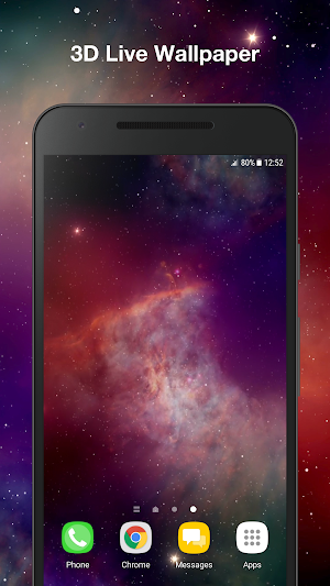 Vortex Galaxy Live Wallpaper Screenshot 0