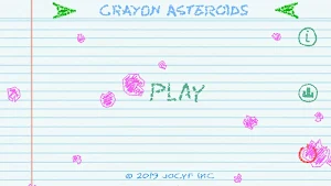 Crayon Asteroids Screenshot 1