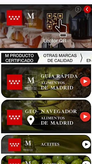 ALIMENTOS de MADRID - COMUNIDAD DE MADRID Screenshot 2