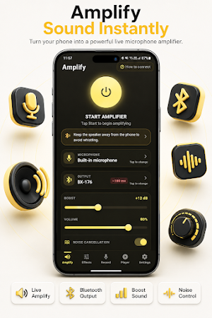 Microphone & Sound Amplifier Screenshot 0