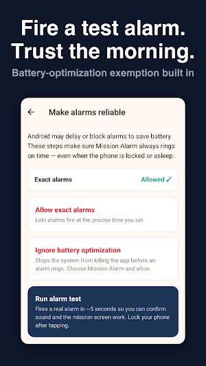 Alarm Clock with Math Missions Screenshot 2