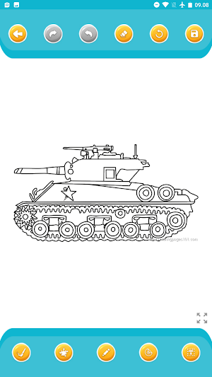 Tank Coloring Adventure Screenshot 0