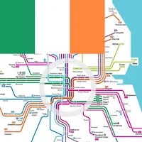 DUBLIN IRELAND BUS RAIL MAP