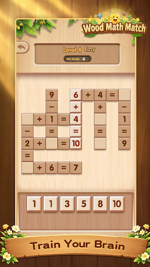 Wood Math Match Screenshot 3