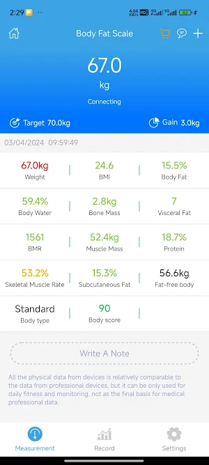 ZOETOUCH Health Screenshot 3