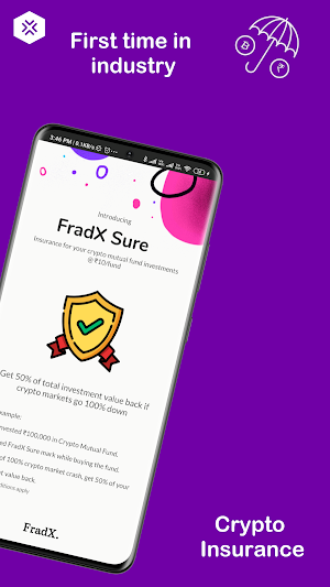 FradX - Bitcoin, Crypto Mutual Funds Screenshot 3