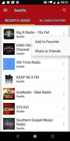 Seattle Radio Stations - Washington, USA Screenshot 1