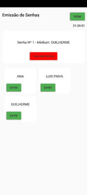 Emissor Senhas ORGFBE Screenshot 0