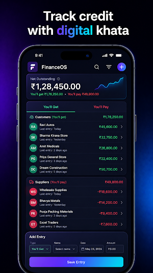 FinanceOS: Budget & Khata Screenshot 0