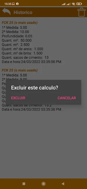 calculo de concreto Screenshot 2