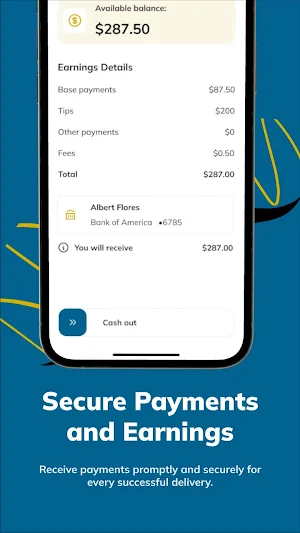 ExSend Driver: Deliver & earn Screenshot 1