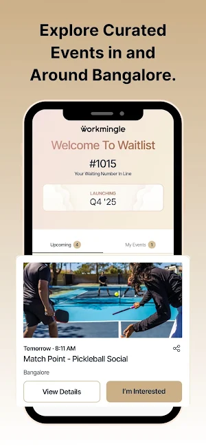 workmingle app Screenshot 2