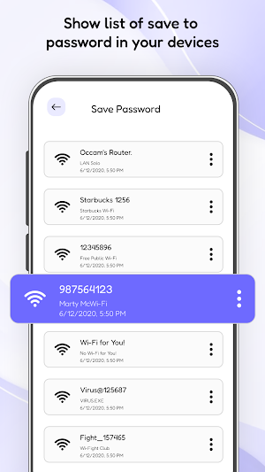 WiFi Password Master – WiFi QR Screenshot 1